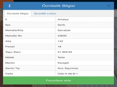 SERİK SARIABALI.DA SATILIK TARLA