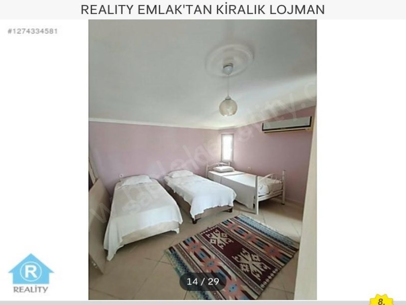 REALITY EMLAKTAN KİRALIK LOJMAN