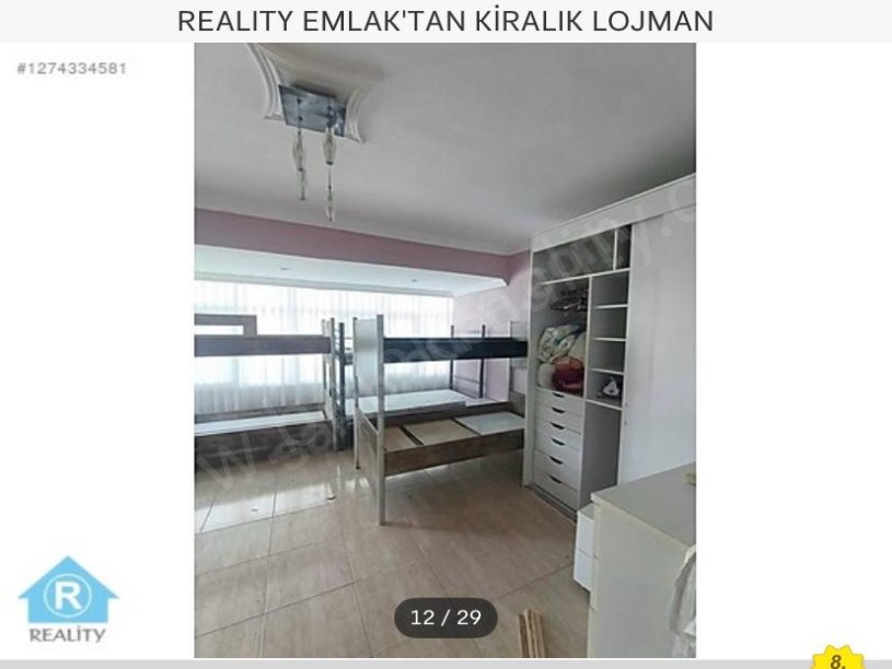 REALITY EMLAKTAN KİRALIK LOJMAN