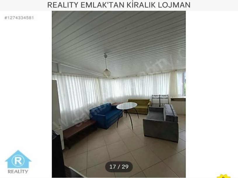 REALITY EMLAKTAN KİRALIK LOJMAN