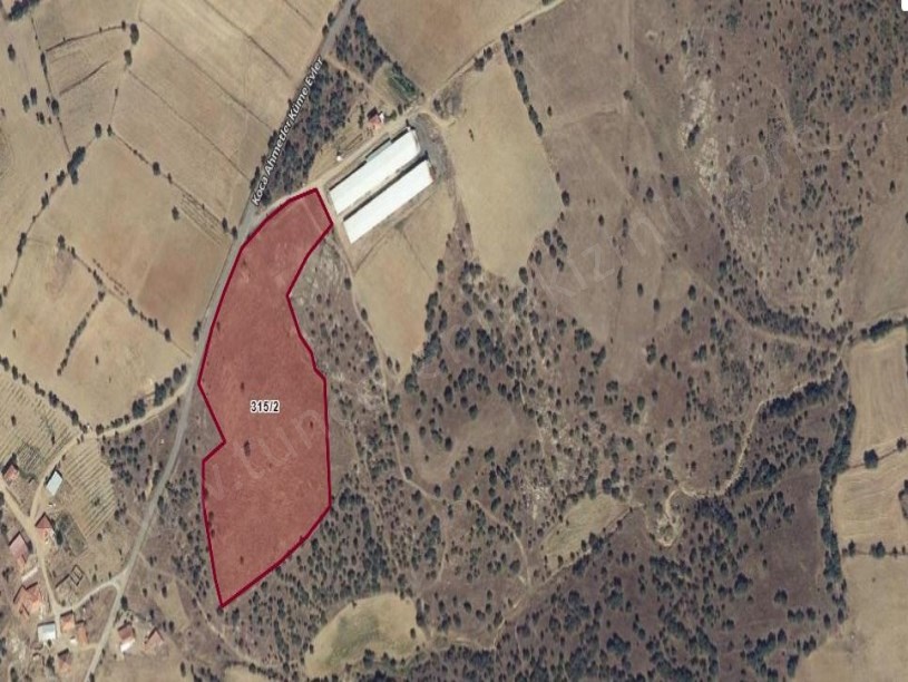 UŞAK EŞMELER DEREKÖY MAH YOLA CEPHELİ 23,893 m2 EMSAL NİTELİĞİ İŞLETME VE TARIM AMAÇLI SATILIK TARLA