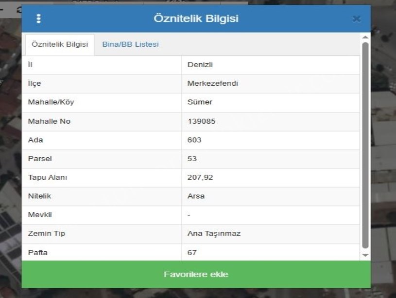 DENİZLİ MERKEZEFENDİ MAH. ÜZERİNDE 2 KATLI EVİ OLAN 207 m2 SANAYİ İMARLI KÖŞE BAŞI ARSA SATILIK
