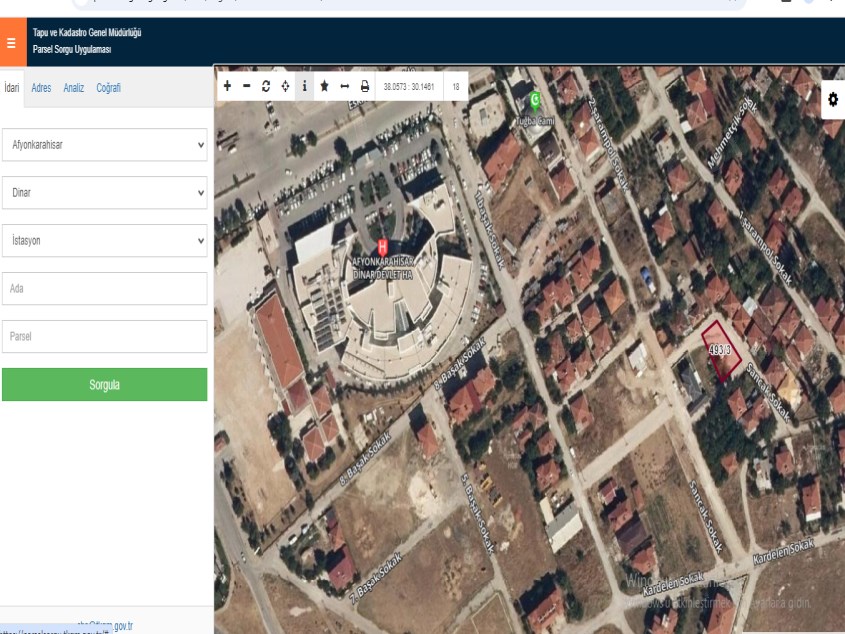 YENİ HASTANE ARKASI 402M2+354M2  SATILIK ARSA