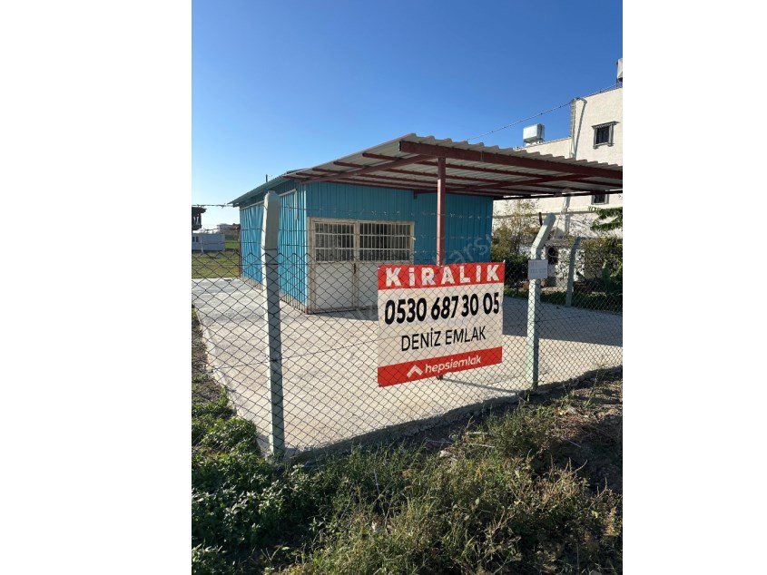 KARAAĞAÇ CUMHURİYET MAH. ŞEHİT UMUT SAKAROĞLU CADDE ÜZERİ 933 M2 ARSA 50 M2 OFİSİ OLAN YER KİRALIK