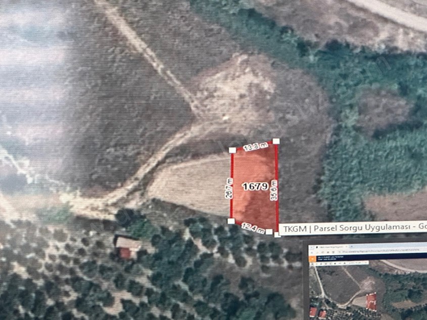 ARSUZ Büyükdere Mahallesi’nde denizden 800 metre içeride satılık 427 metre² arsa