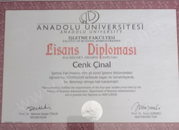 İŞLETME LİSANS