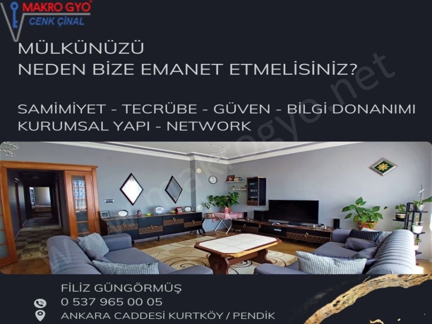 KİPTAŞ HİLAL KONUTLARI KOMPLE YENİLENMİŞ 2+1 ARA KAT DAİRE