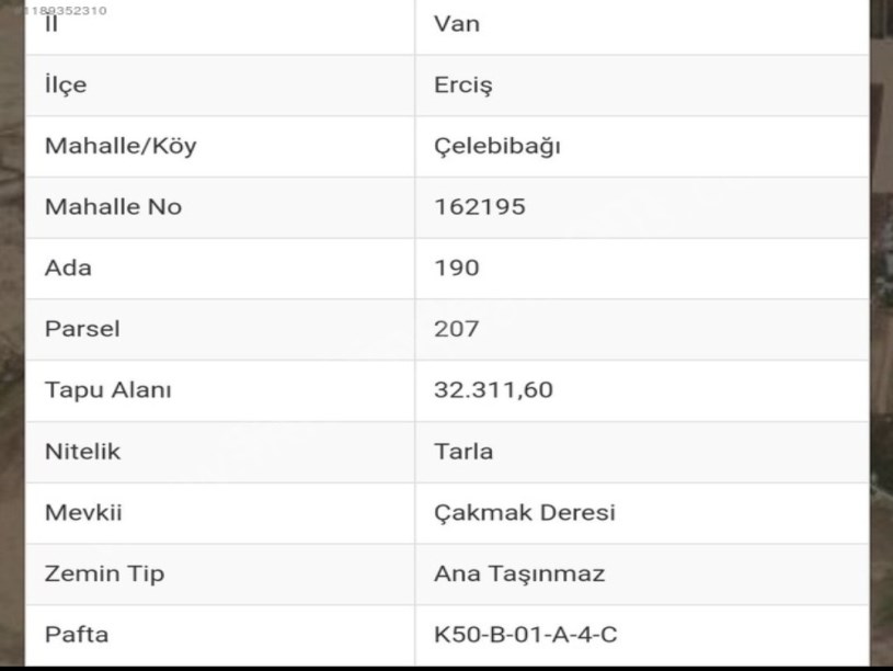 SATILİK 32 DÖNÜM TEK TAPU TARLA