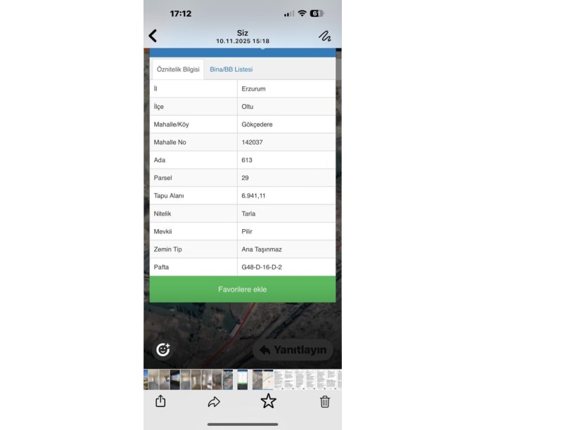 GÖKÇEDERE MAHALLESİ PİLİR MEVKİİ  6950 M2 SULU TARLA 