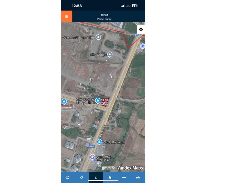 ŞENDURAK MAHALLESİ ARDAHAN VE SANAYİ YOLUNA CEPHE SATILIK ARSA