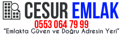 Turhal Cesur Emlak -  Tokat - Turhal - Satılık Kiralık Konut Daire İş Yeri Arsa