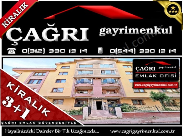 Etlik Mah. Keçiören Kiralık Daire |  3+1 Oda | 110M2 Aylık 20.000Tl | Yüksek Giriş | Kombi | 1 Banyo | 1 Yatak Odası Resim-1