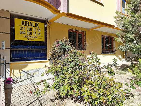 Çağrı Emlak ~ Kiralık Daire Etlik Süleymaniye Cad Giriş Kat Güney Cephe Çift Balkonlu 3+1 Keçiören Mah