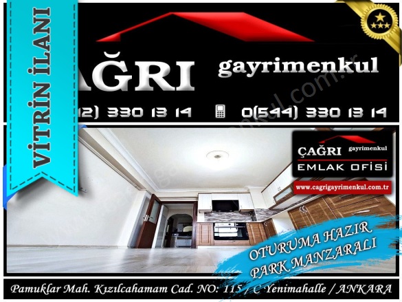 Burç Mah.  Yenimahalle Satılık Daire |  3+1 Oda | 165M2 6.495.000Tl  Krediye Uygun  | 9. Kat | Merkezi (Pay Ölçer) | 2 Banyo | 1 Yatak Odası Resim-1