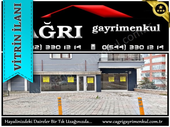 Kayalar Mah. Yenimahalle Kiralık Dükkan |  2+1 Oda | 180M2 Aylık 40.000Tl | Giriş Katı | Kombi | 1 Banyo Resim-1