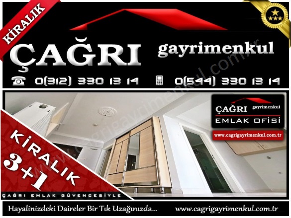 Güventepe Mah. Yenimahalle Kiralık Daire |  3+1 Oda | 115M2 Aylık 25.000Tl | 3. Kat | Kombi | 1 Banyo | 1 Yatak Odası Resim-1