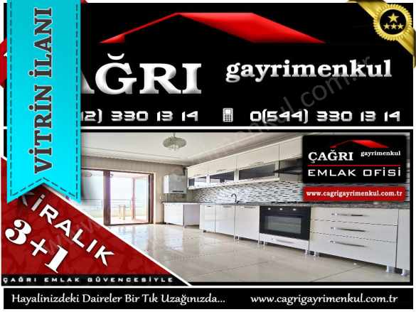 Çağrı Emlak Yenimahalle Çiğdemtepe Mahallesi Selim Caddesinde Manzaralı Ankastre Set Full Yapılı 3+1 Kiralık Daire Mah