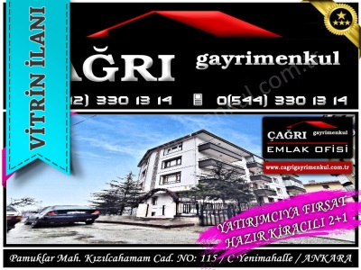 Çağrı Emlak Fırsat Ulaşım Sorunsuz Balkonlu Bakımlı Satılık Daire 2+1 Yenimahalle Avcılar Mah