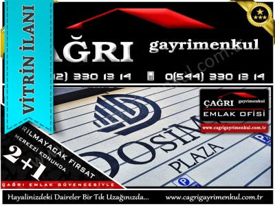 Çağrı Emlak Anadolu Bulvarı Dosima Plazada Satılık Dükkan Güney Cephe Yapılı 2+1 Ofis Yenimahalle Mehmet Akif Ersoy Mah