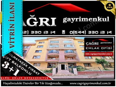 Çağrı Emlak ~ Süleymaniye Cad Giriş Kat Güney Cephe Balkonlu 3+1 Satılık Daire Keçiören Etlik Mah