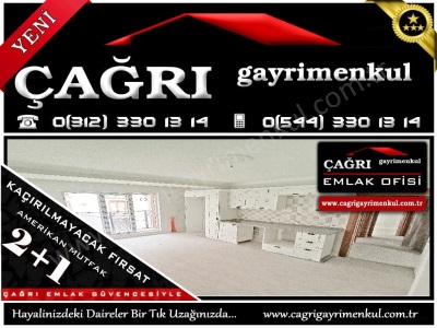 Çağrı Emlak Yeni Nesil Modern Yaşam Amerikan Mutfak Güney 2+1 Satılık Daire Yenimahalle Karşıyaka Mah
