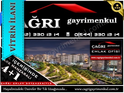 Sınırları Zorlayan Mimari! Dev Mutfak Misafir Banyolu 4+1Çağrıda Satılık Daire Yenimahalle Kayalar Mah