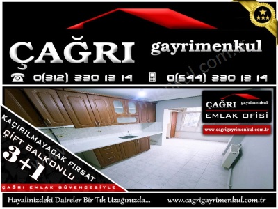 Çağrı Emlak Fırsat Kök Tapu 2 Kat Konumunda Çift Balkon Güney3+1 Satılık Daire Keçiören Şehit Kubilay Mah