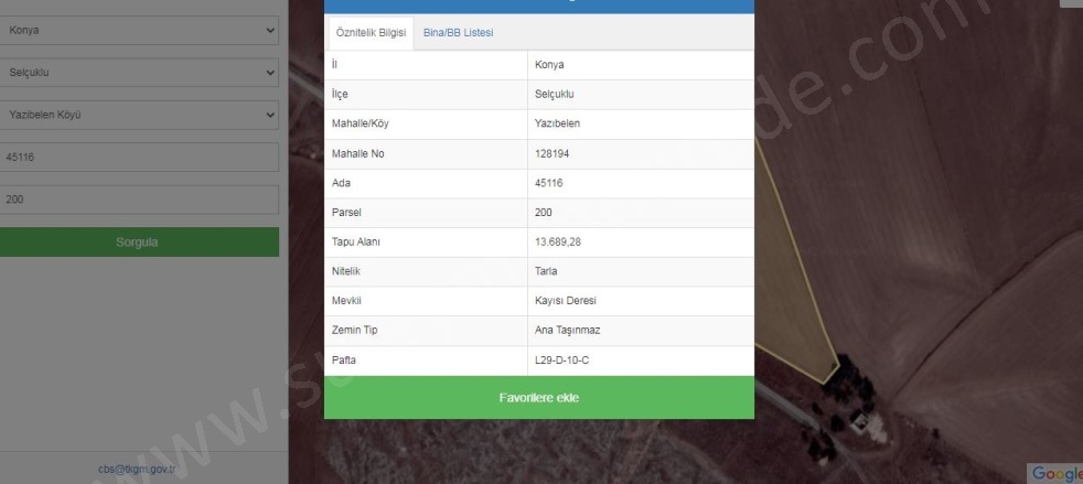 - Selçuklu Satılık Tarla |  13700M2 1.500.000Tl Resim-1