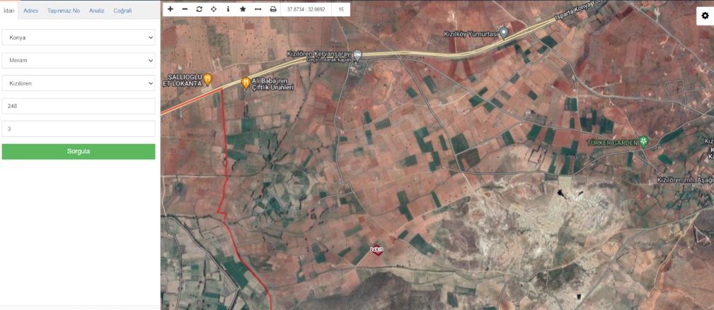 Kızılören Konya Satılık Tarla |  3800M2 700.000Tl Resim-3