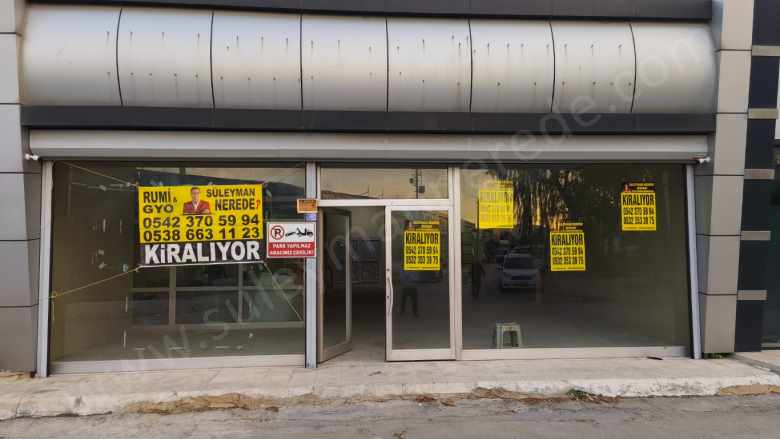 S? Rumi Eski Marangozlarda Önü Açık Kupon Mağaza Kiralıyor Kiralık Dükkan Selçuklu