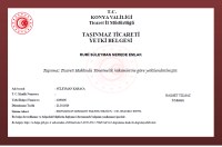 TAŞINMAZ TİCARETİ YETKİ BELGESİ