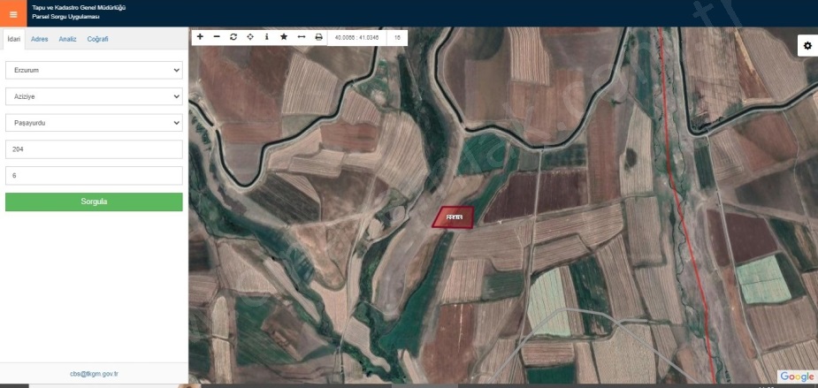 Dadaşkent Aziziye Satılık Tarla | 1.800.000Tl Resim-2