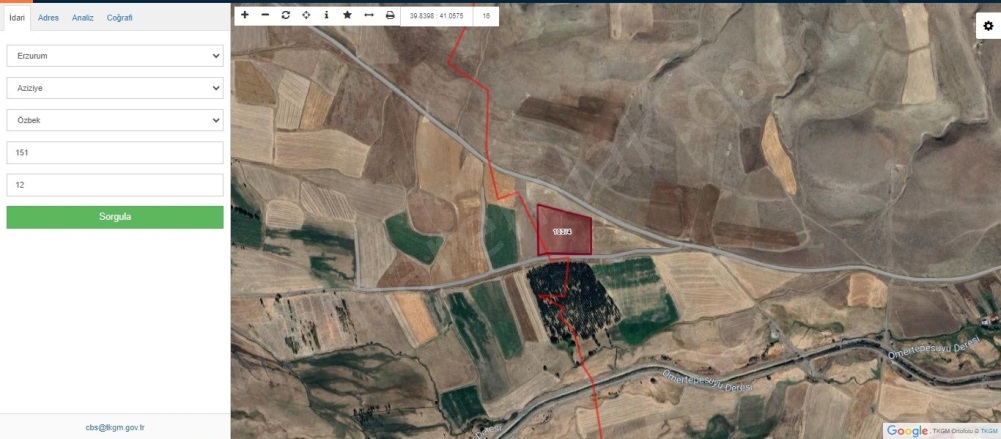 Dadaşkent Aziziye Satılık Tarla | 2.689.000Tl Resim-1