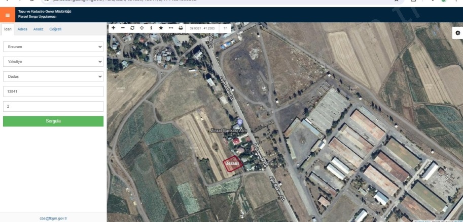 Şükrüpaşa Yakutiye Satılık Arsa |  1630M2 16.300.000Tl İmarlı  Resim-1