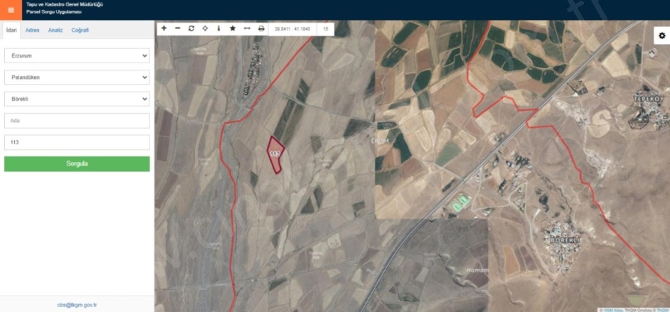 Köyler Palandöken Acil Satılık Tarla | 6.199.000Tl Resim-1