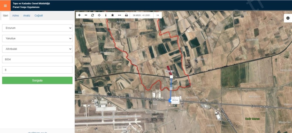 Köyler Yakutiye Satılık Tarla | 3.355.000Tl Resim-2