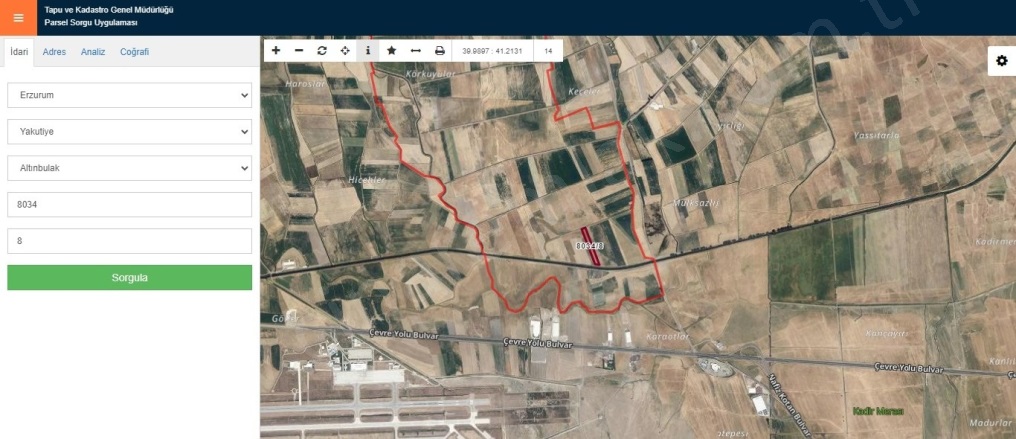 Köyler Yakutiye Satılık Tarla | 3.355.000Tl Resim-3