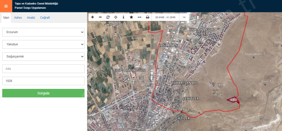 Hilalkent Yakutiye Satılık Tarla | 3.990.000Tl Resim-1