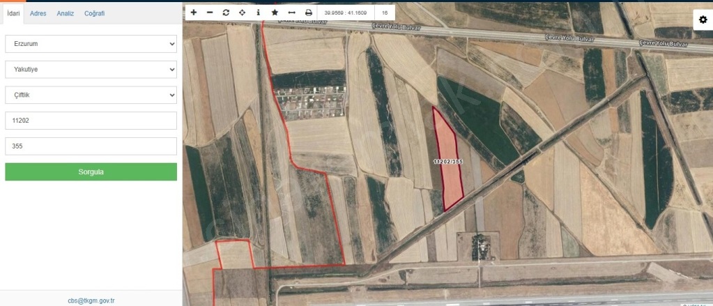 Çiftlik Yakutiye Satılık Tarla | 840.000Tl Resim-1