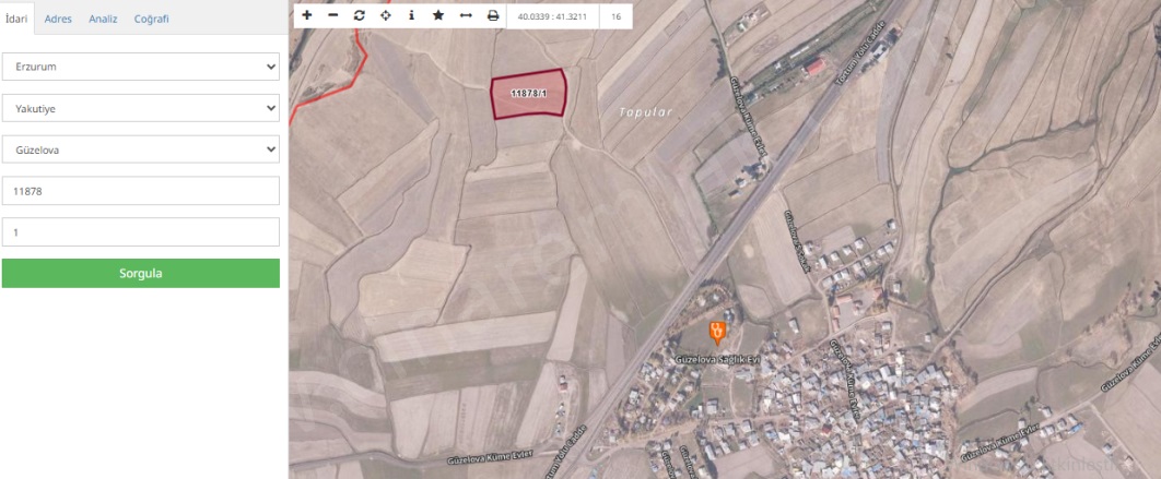 Köyler Yakutiye Satılık Tarla | 4.156.000Tl Resim-2