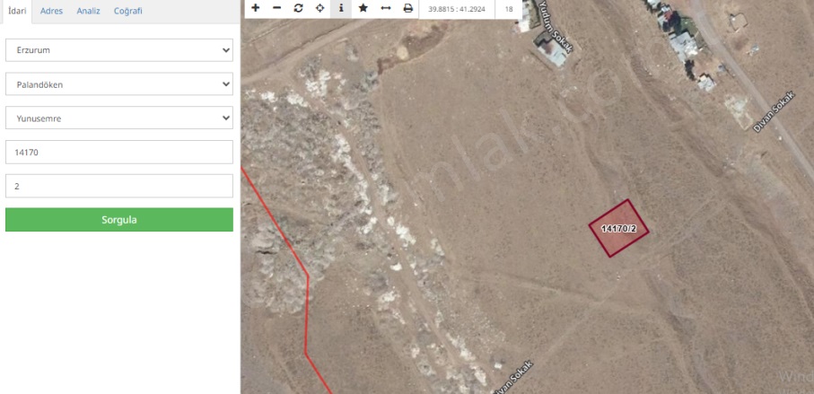 Kayakyolu Palandöken Satılık Arsa | 340.000Tl İmarlı  Resim-3