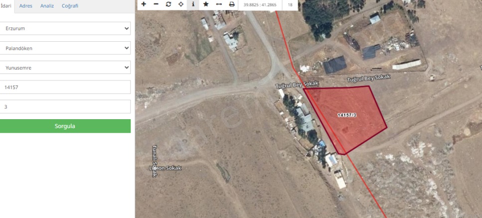 Kayakyolu Palandöken Satılık Arsa | 2.665.000Tl İmarlı  Resim-1