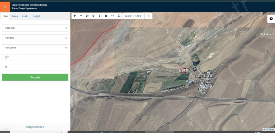 - Pasinler Satılık Tarla | 350.000Tl Resim-1