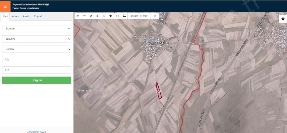 Köyler Yakutiye Satılık Tarla | 4.500.000Tl Resim-2