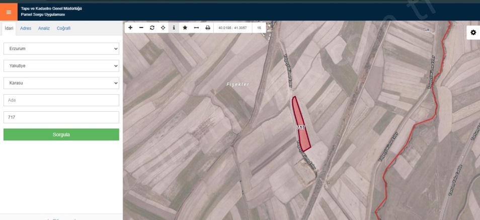 Köyler Yakutiye Satılık Tarla | 4.500.000Tl Resim-3