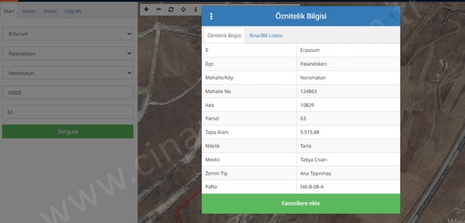 Köyler Palandöken Satılık Tarla | 1.795.000Tl Resim-3