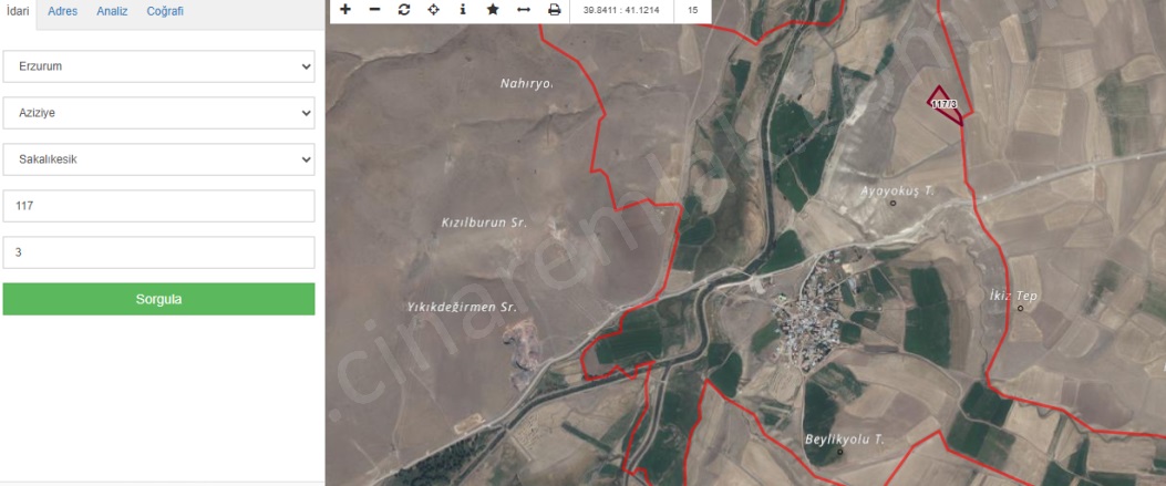 Dadaşkent Aziziye Satılık Tarla | 890.000Tl Resim-1