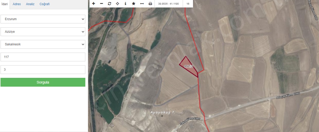 Dadaşkent Aziziye Satılık Tarla | 890.000Tl Resim-3