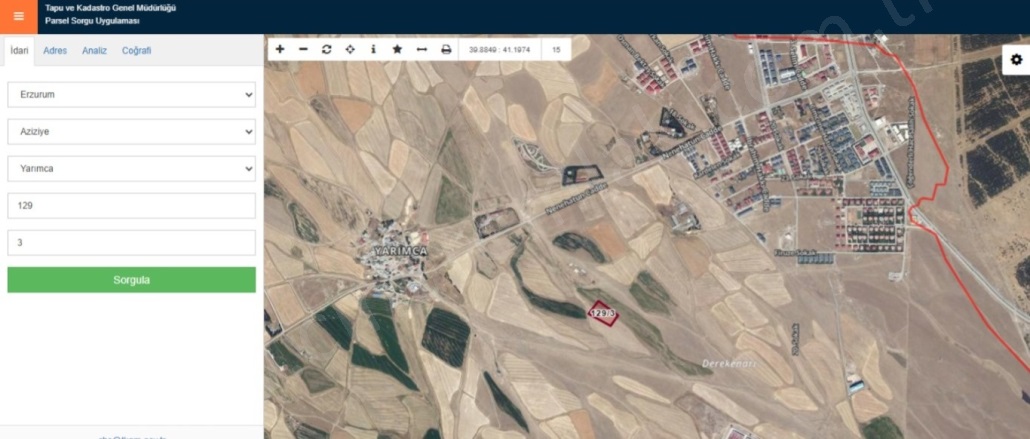 Dadaşkent Aziziye Satılık Tarla | 12.750.000Tl Resim-4