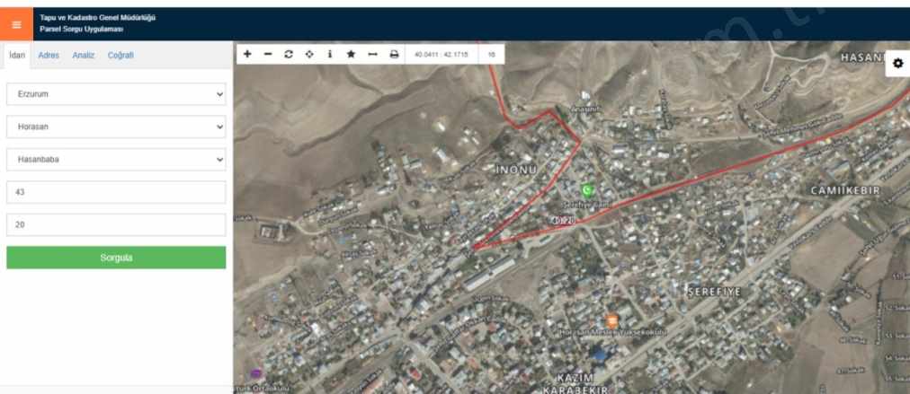 Horasan Merkezde Ana Yola Cepheli Çokkat imarlı Satılık Arsa Çınardan ilan No: 5024